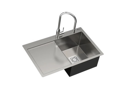 تصویر  سینک دست ساز فلش مونت R10 بیمکث مدل 721