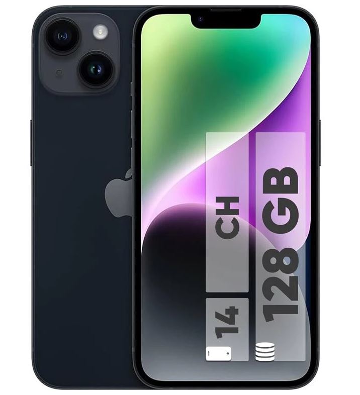 تصویر  گوشی اپل iPhone 14 CH رجیسترشده دو سیم‌کارت 128 گیگابایت با رم 6 گیگابایت